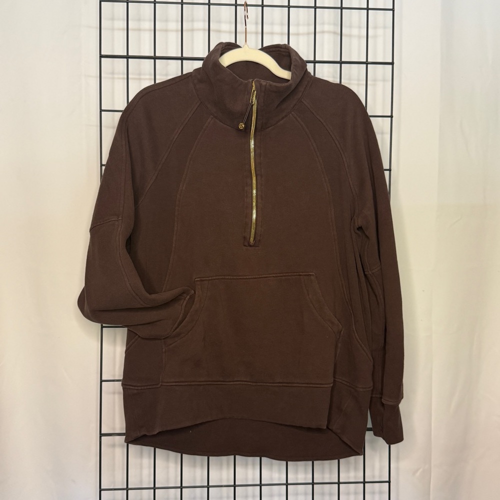 Lululemon Scuba Funnel Neck Half Zip Full Length
